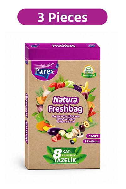 Parex Natura Freshbag Freshness Preserving Bags Three Pack