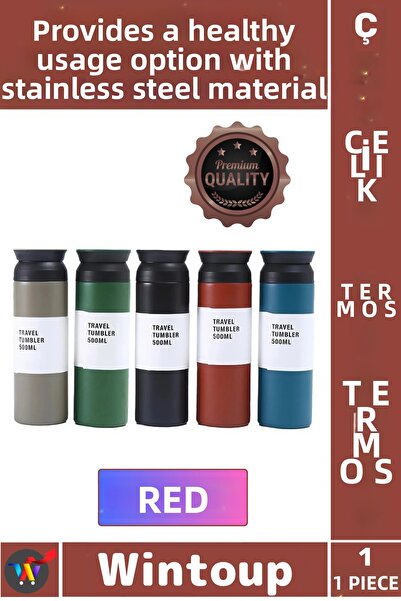 Wintoup # Thermos Stainless Steel Leak-Proof Vacuum Heat Preserving Gift Camp...