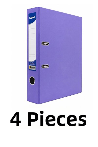 Noki 4 Pieces A4 Wide Plastic Folders