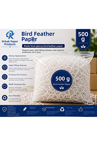 Orbak Kağıt Coated Paper Shredded Filler 500 Gr |   Gift Boxes, Packaging and...