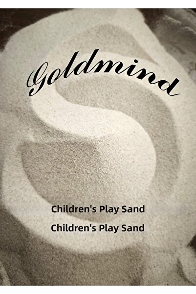 Yıldızan Goldmind Children's Play Sand, Natural and Dust-Free, Silica Beach S...