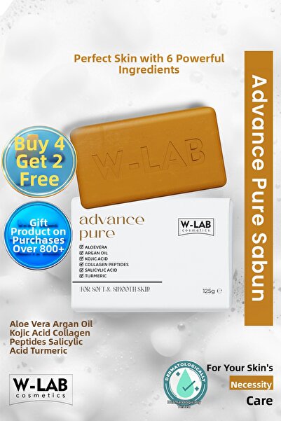 W-Lab Cosmetics Advance Pure Aloe Vera, Argan Oil, Kojic Acid, Collagen, Sali...
