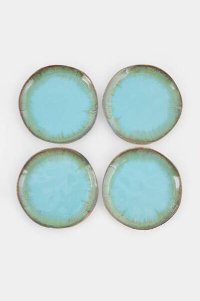 TRENDYOLMİLLA HOME Σετ 4 τεμαχίων Reactive Glazed Cake Set 21 εκ. TPHAW27TBK0...