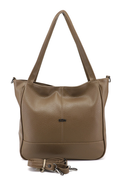 GÖNDERİ(R) Γυναικεία τσάντα χεριού και ώμου με μακρύ λουράκι βιζόν