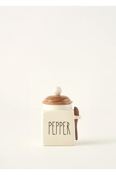 Bella Maison Pepper Ceramic Jar Cream (330 ml)