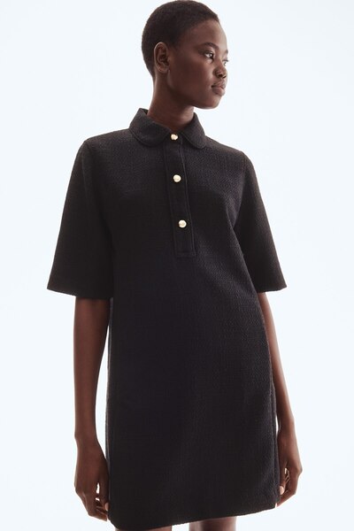 H&M Yakalı Bukle Elbise