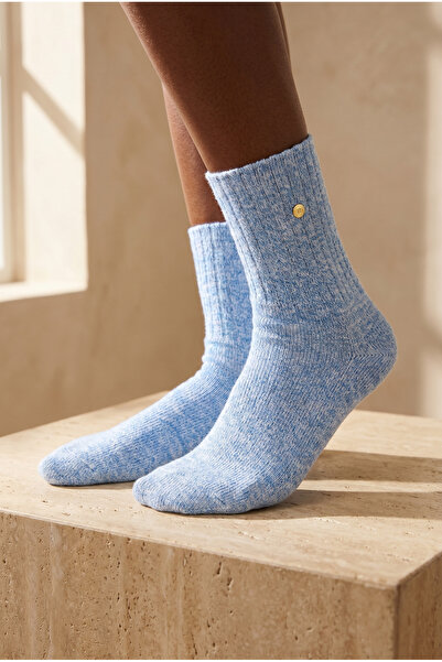 Katia&Bony Κάλτσες με καρφώματα μελανζέ ΜΠΛΕ