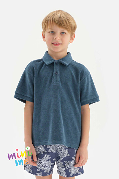 Dagi Μπλουζάκι με γιακά πόλο Indigo Boy's Towel