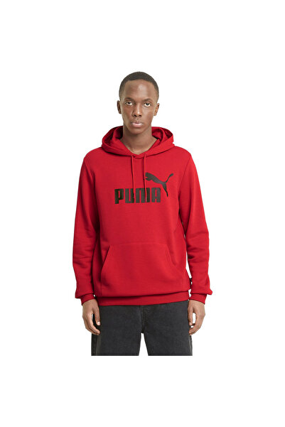 Puma Jachetă pentru bărbați cu glugă Ess Big Logo Hoodie Tr High 58668811