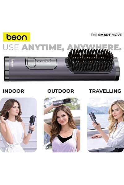 bson Classy Portable Hair Comb-Cordless Smart Styling Brush