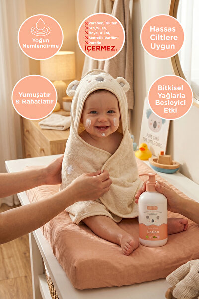 BABYTON Bebek ve Çocuklar İçin Doğal Yüz ve Vücut Losyonu