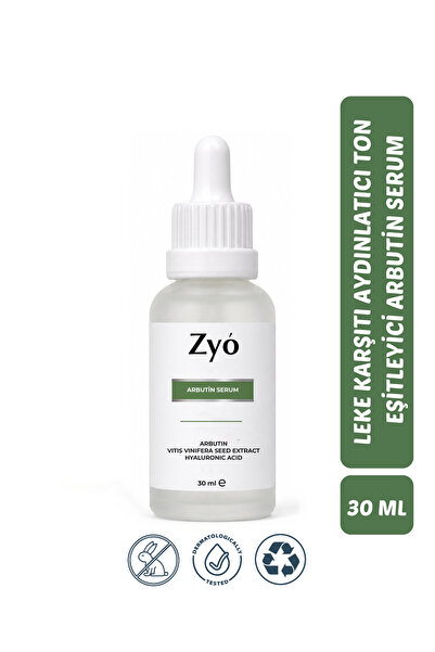 Zyo Leke Karşıtı, Cilt Tonu Eşitleyici Ve Aydınlatıcı Arbutin Serum 30ml
