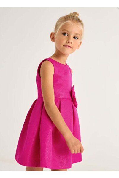 MAYORAL Girl's Backless Dress 2-10 Years Old Fuchsia