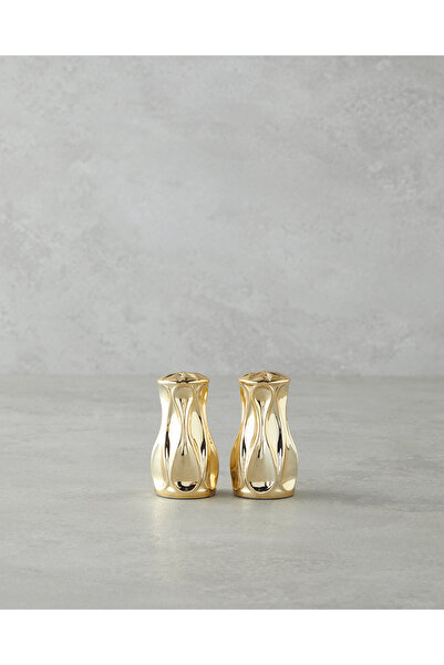 English Home Baho Cam Tuzluk - Biberlik 4x4x8 cm Gold