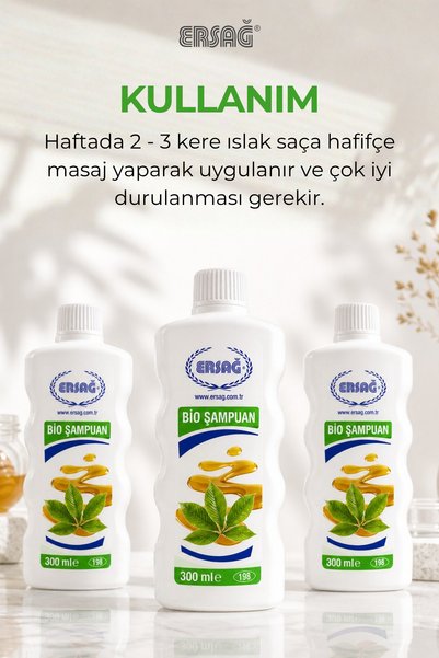 Ersağ Bio Shampoo 300 ml