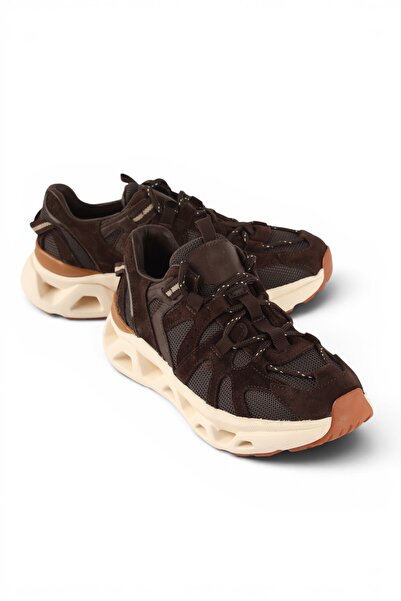 luuq shoes FLUX piele naturală piele întoarsă Detaliu cu șireturi pentru feme...