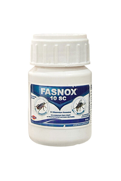 FASNOX 10 SC Kokusuz Haşere Öldürücü Karasinek Hamam Böceği Haşere İlacı 50 ml