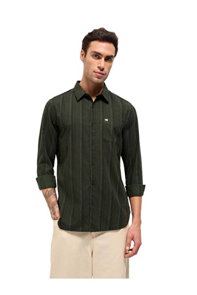 The Bear House Men's long Sleeve Shirt, breathable, soft comfort Fabric