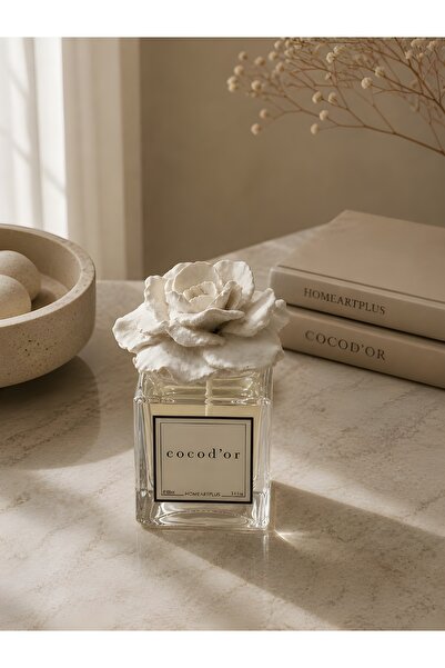 homeartplus 100 ml Vanilya oda kokusu Seramik Çiçek tasarım diffuser