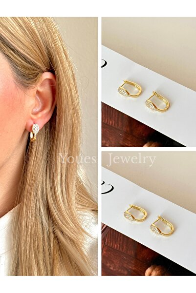 YOUES JEWELRY 316l 14 K ALTIN RENK Çelik CM VİP SERİ Lüx Renk Gold VIP Seri P...