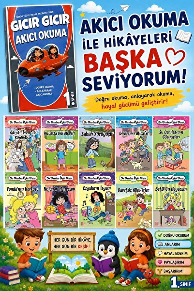 Ata Yayıncılık 1.Sınıf Su Damlası Öykü Dizisi+Hızlı Okuma
