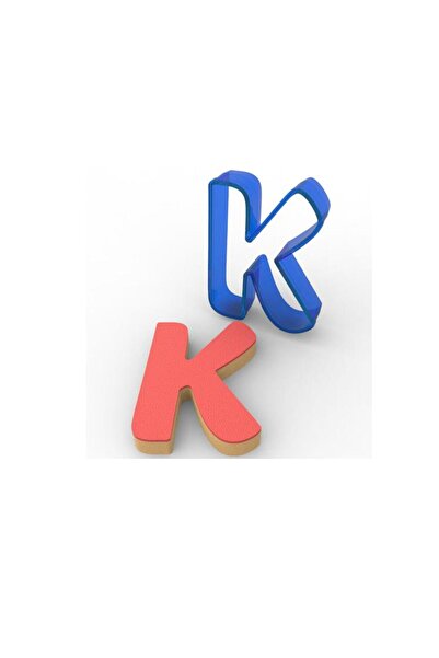Elit parti Letter K Polycarbonate Cookie Mold
