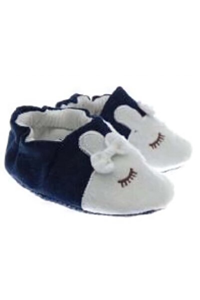 Freesure White Baby Girl Booties Blue