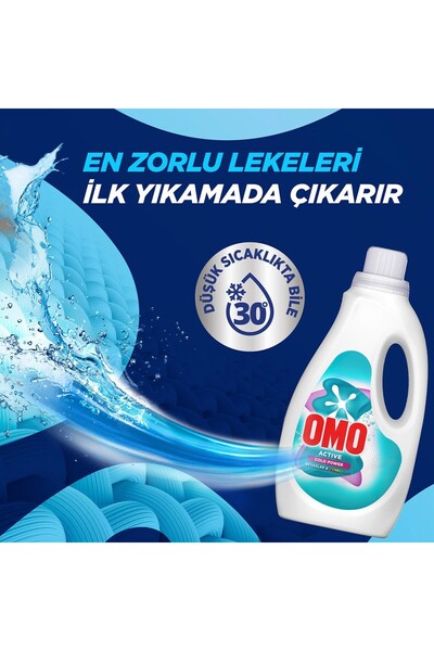 Omo Sıvı Active Beyazlar ve Renkliler 1500 Ml