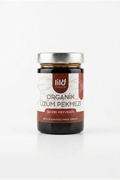 Lilo Natural Organik Üzüm Pekmezi 380 g - Katkısız ve İlave Şekersiz