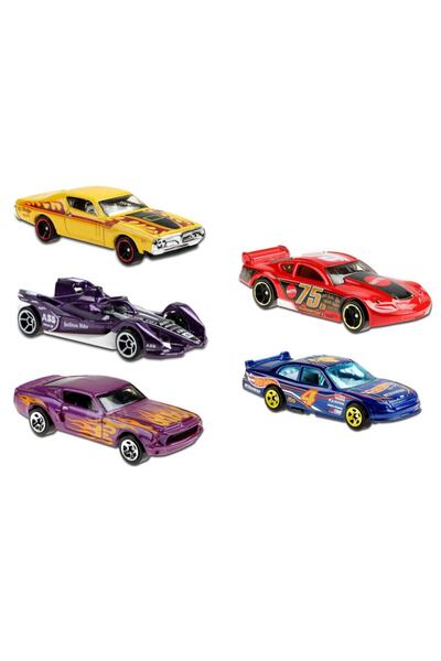HOT WHEELS Renkli Araba Seti 5'li