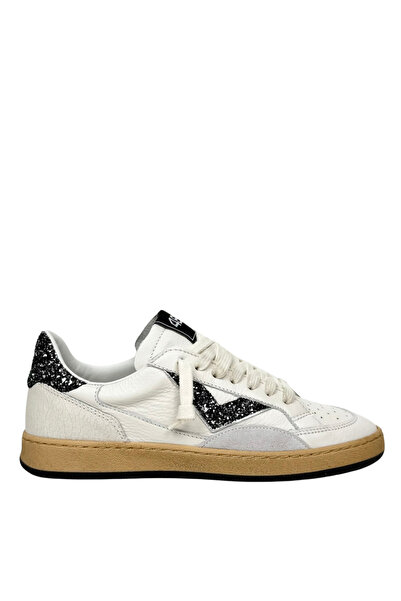4B12 Beyaz Kadın Deri Sneaker PLAYNEW-D227
