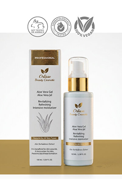 orlisse beauty cosmetic جل الصبار – جل مرطب ومهدئ ومشدود للمسام 100 مل