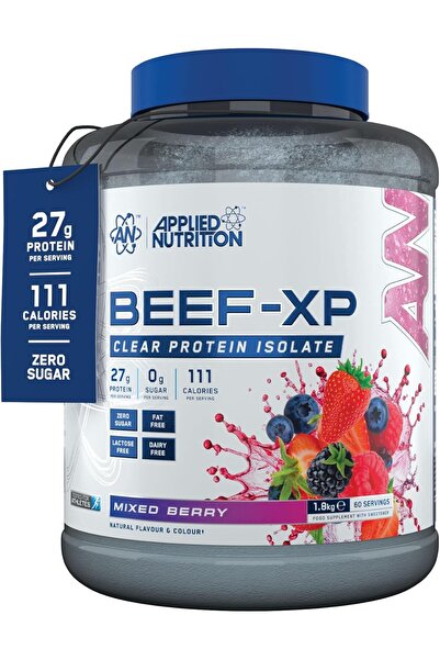 applied nutrition بروتين لحم بقري صافي من BEEF-XP، بنكهة التوت المختلط، 60 حص...