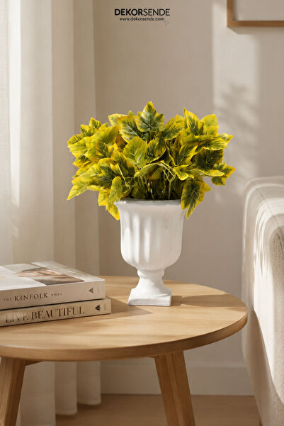 Dekorsende Ghirlandă artificială Hedera 34 cm Verde Galben