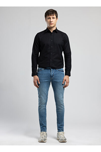 Lee Cooper Mavi Erkek Slim Fit Denim Pantolon 262 LCM 121034 JACK BURNELL MID...