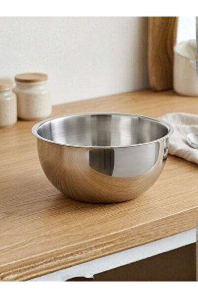 Lavoro Hamur Şekillendirme Karıştırma Kabı Salata Kabı 24cm - 430 Çelik