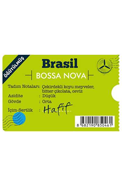 Moliendo Finest Coffee Brasil Bossa Nova Yöresel Kahve (Öğütülmüş Filtre Kahve) 250 g