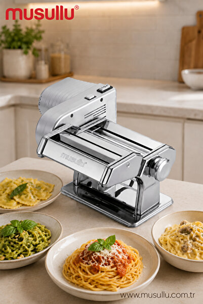Empressco Steel Electric Noodle and Dough Rolling Machine 180 mm, Durable and Easy to Use