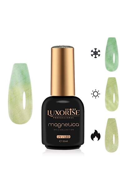LUXORISE Oja semipermanentă MAGNETICA - ThermoCharm, Mentă Breeze 10ml