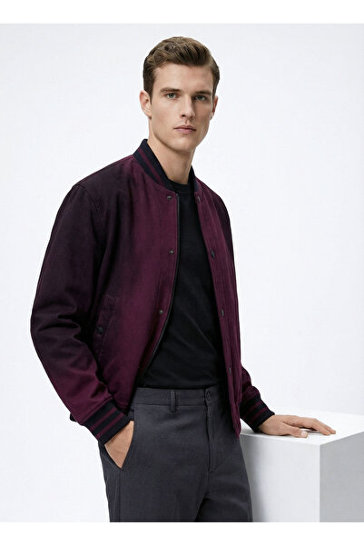 VERSACE JEANS COUTURE Bordo Erkek Regular Fit Degrade Mont 79GAS47B