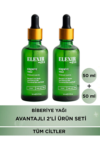 Elexir Eva Biberiye Yağı Seti 50 ml