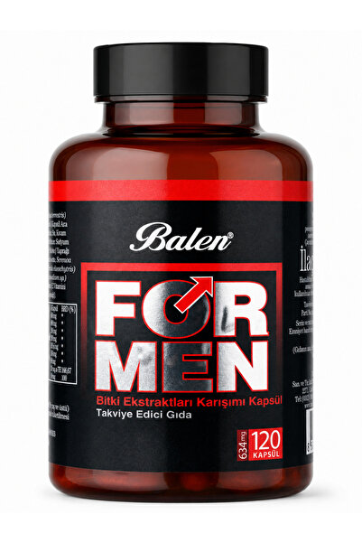 Balen FORMEN BİTKİ EKSTRATLARI KARIŞIMI KAPSÜL 634 MG*120