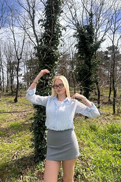 lizge giyim ATLET DETAYLI ALTI BALON GÖMLEK