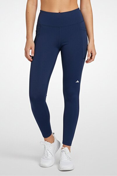 adidas Women Sportswear Fit Brand Logo Training Leggings, Navy