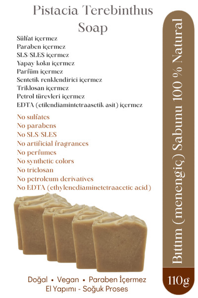 Seçkin Trend 100% Natural Intensive Bıttım Oily Soap, Hair Strengthening, Purifying, Anti-Dandruff Care