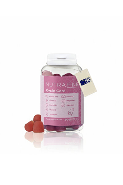 Nutrafine Cycle Care Gummy, Kadınlar için Özel Formül Çiğnenebilir Vitamin, P...