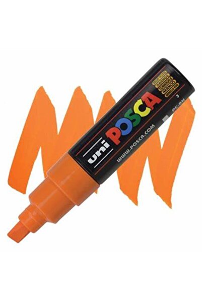 Uni Posca Posca PC-8K Marker, 8 mm chisel tip, orange