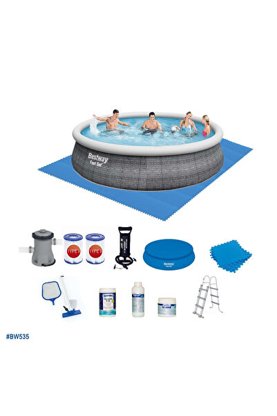 BESTWAY Büyük Şişme Havuz Seti  457x107cm  BW535 57372