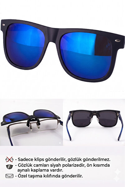 Bigotti Bigotti Clip Polarized Men's Sunglasses Clip bm1099