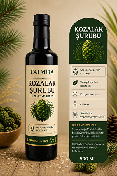 CALMİRA Kozalak Şurubu 500 Ml (cone syrup) - C vitamini içeren
